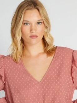 Vestido Largo De Plumeti - ROSA BLANCA -TrendyModa Ventas vestido largo de plumeti rosa blanca aph79 2 frb4