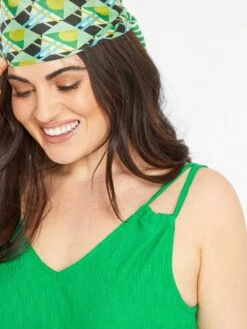 Vestido Largo De Punto De Crepé - Verde Flúor -TrendyModa Ventas vestido largo de punto de crepe verde fluor zs967 3 frb4