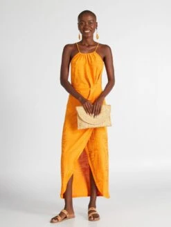 Vestido Largo - Naranja