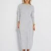 Vestido Largo Oversize De Canalé - GRIS -TrendyModa Ventas vestido largo oversize de canale gris aea15 2 frb1