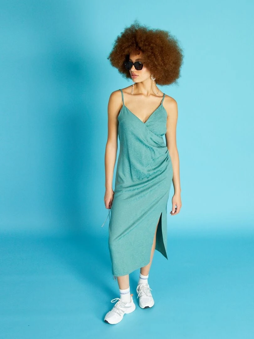 Vestido Midi - AZUL 3 Vestido Midi - AZUL