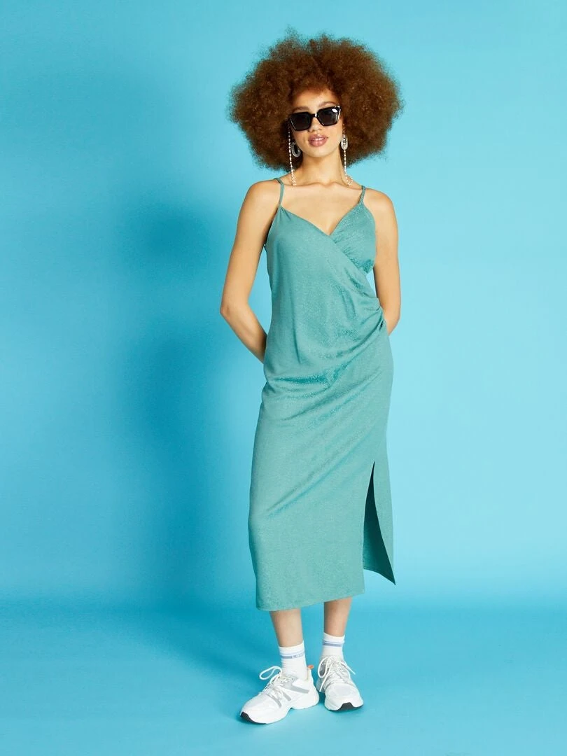 Vestido Midi - AZUL 5 Vestido Midi - AZUL - Imagen 3