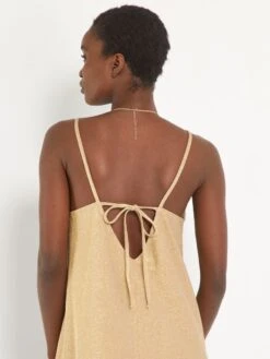 Vestido Midi De Punto Bisou - AMARILLO -TrendyModa Ventas vestido midi de punto bisou amarillo zq786 1 frb4