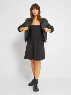 Vestido Palabra De Honor - Negro -TrendyModa Ventas vestido palabra de honor negro zg172 1 frb6