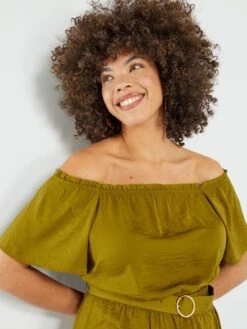 Vestido Satinado - VERDE -TrendyModa Ventas vestido satinado verde aed89 2 frb4