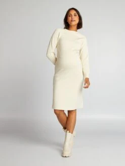 Vestido Tipo Camiseta De Tejido Suave - Beige 10 Vestido Tipo Camiseta De Tejido Suave - Beige -TrendyModa Ventas vestido tipo camiseta de tejido suave beige aju16 1 frb4