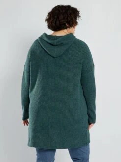 Vestido Tipo Jersey Con Capucha - VERDE -TrendyModa Ventas vestido tipo jersey con capucha verde aeq71 1 frb3