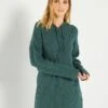 Vestido Tipo Jersey De Canalé Con Capucha - VERDE -TrendyModa Ventas vestido tipo jersey de canale con capucha verde aeq69 2 frb1