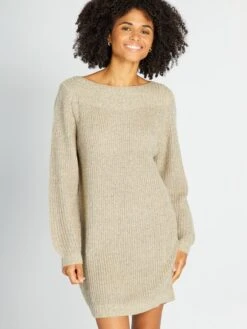 Vestido Tipo Jersey 'JDY' - BEIGE