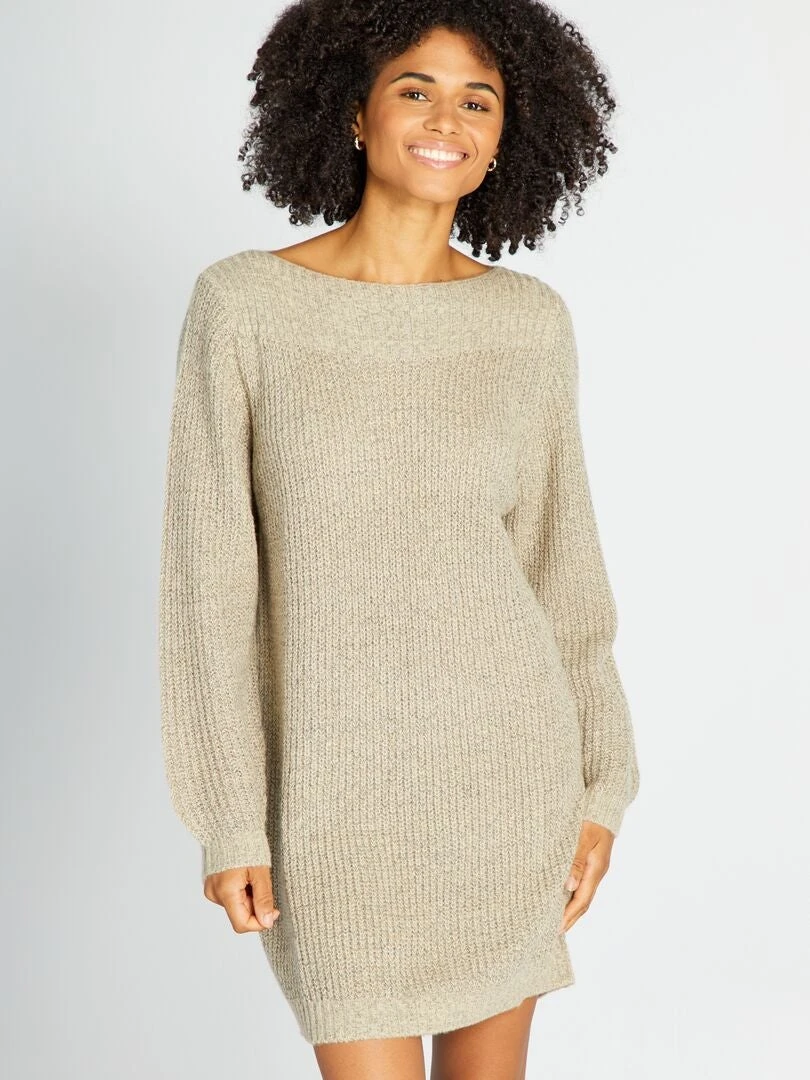 Vestido Tipo Jersey 'JDY' - BEIGE 3 Vestido Tipo Jersey 'JDY' - BEIGE