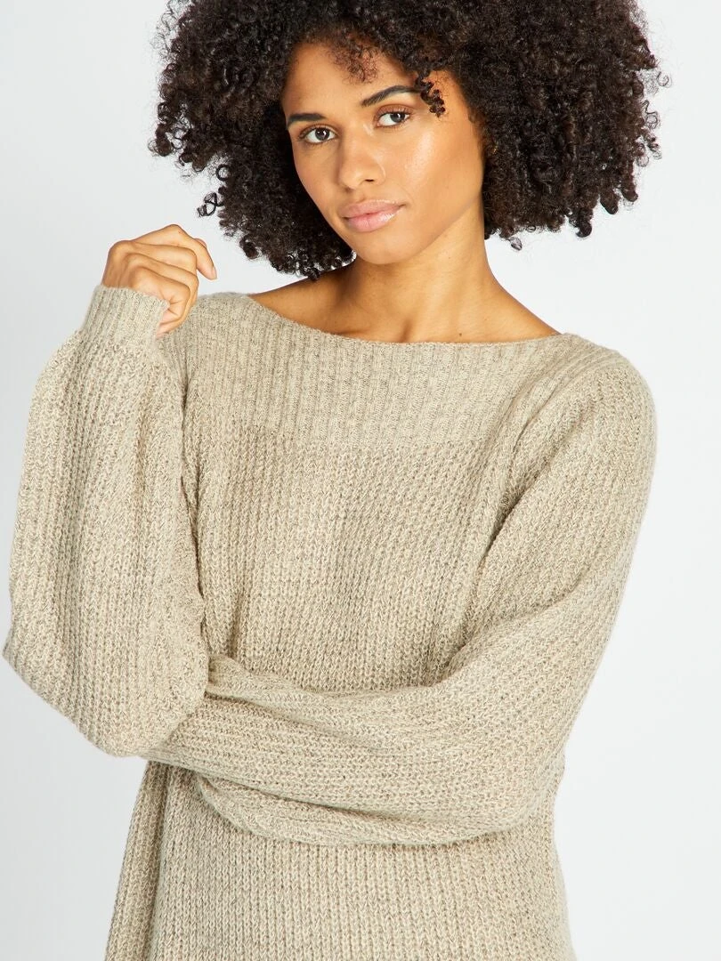 Vestido Tipo Jersey 'JDY' - BEIGE 4 Vestido Tipo Jersey 'JDY' - BEIGE - Imagen 2