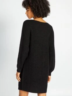 Vestido Tipo Jersey 'JDY' - Negro -TrendyModa Ventas vestido tipo jersey jdy negro amv62 2 frb4