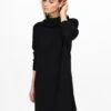 Vestido Tipo Jersey - Negro -TrendyModa Ventas vestido tipo jersey negro zg599 1 frb1