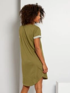 Vestido Tipo Sudadera De Punto 'JDY' - KAKI -TrendyModa Ventas vestido tipo sudadera de punto jdy kaki zq404 4 frb4