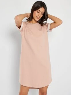 Vestido Tipo Sudadera De Punto 'JDY' - ROSA