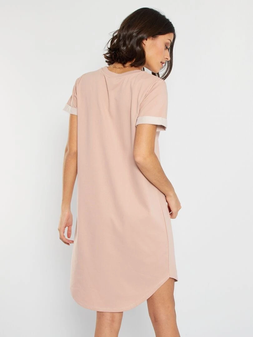 Vestido Tipo Sudadera De Punto 'JDY' - ROSA 6 Vestido Tipo Sudadera De Punto 'JDY' - ROSA - Imagen 4