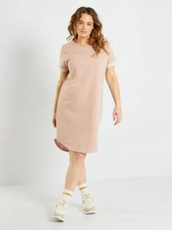 Vestido Tipo Sudadera 'JDY' - ROSA