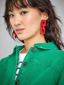 Vestido Vaquero Con Cinturón - Verde Flúor 11 Vestido Vaquero Con Cinturón - Verde Flúor -TrendyModa Ventas vestido vaquero con cinturon verde fluor zq332 2 frb5