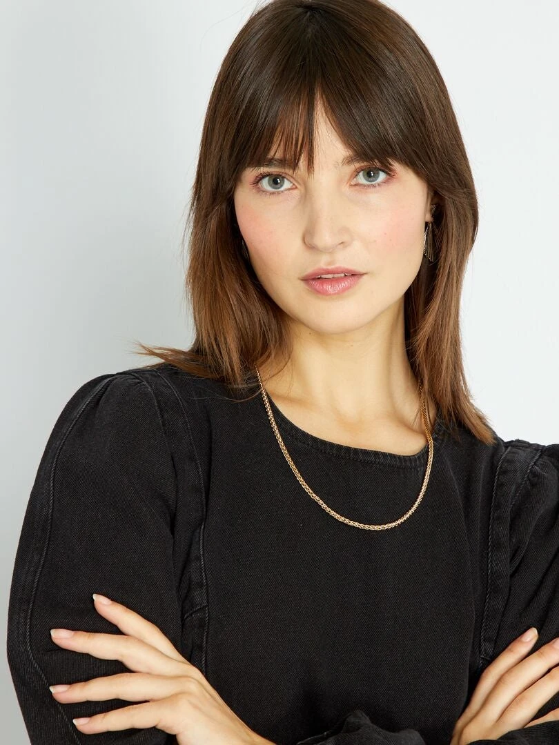 Vestido Vaquero - NEGRO 7 Vestido Vaquero - NEGRO - Imagen 5