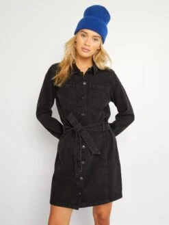 Vestido Vaquero - NEGRO_DENI